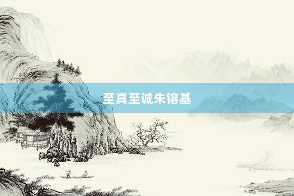 至真至诚朱镕基